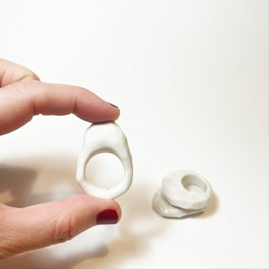 curso anillos porcelana