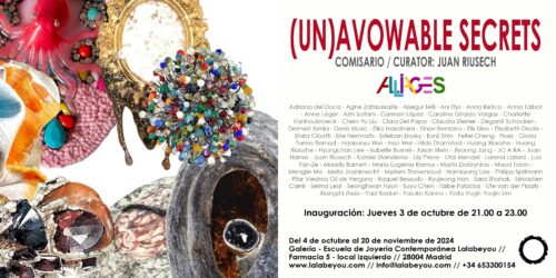 EXPOSICION ALLIAGES JOYERIA CONTEMPORANEA LALABEYOU
