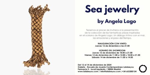 EXPOSICION JOYERIA MAR ANGELA LAGO SEA JEWELRY LALABEYOU