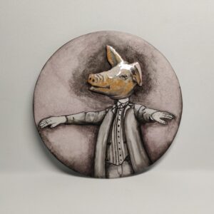 Brooch Esteban Erosky Broche esmalte enamel