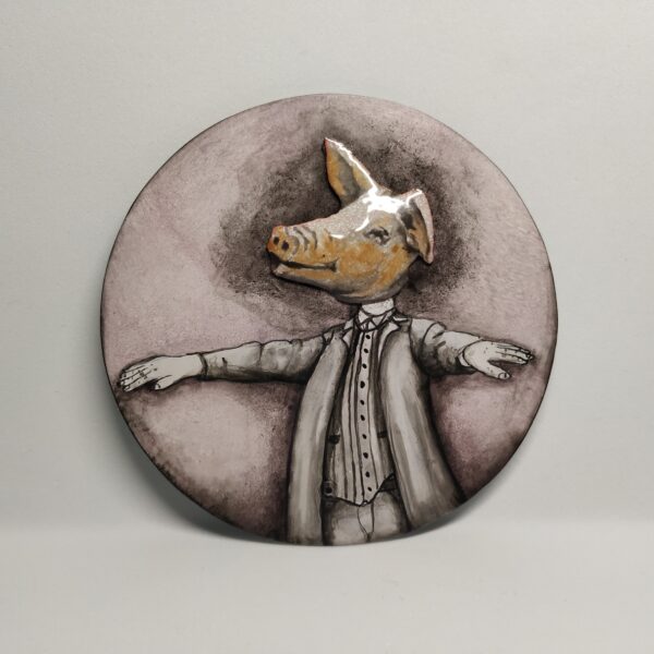 Brooch Esteban Erosky Broche esmalte enamel
